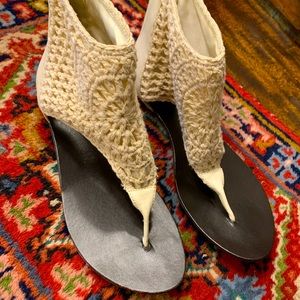 N.Y.L.A. Shoes - Crochet Sandal - NWT - Size 7.5